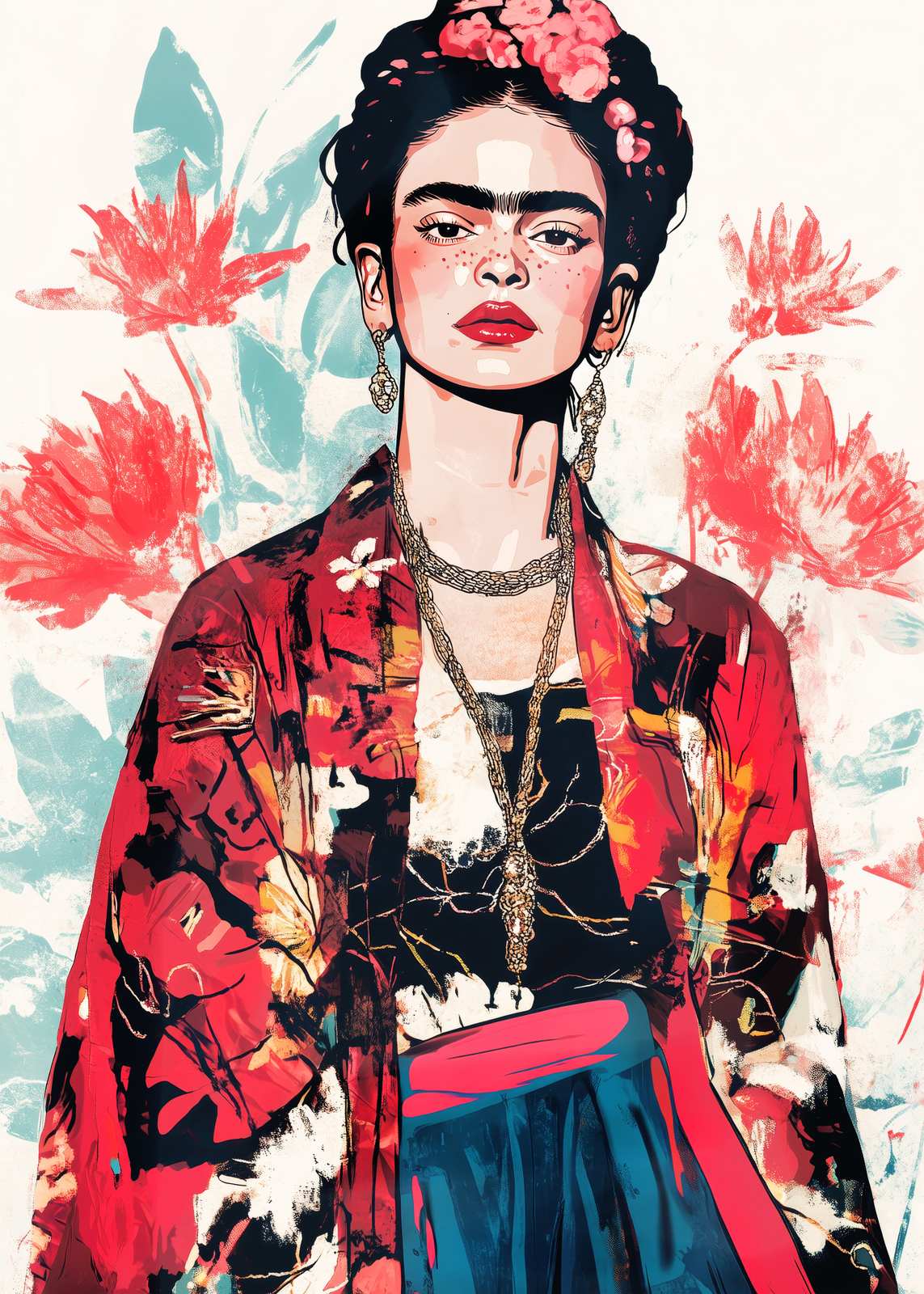 Affiche - Œuvre de Frida Kahlo
