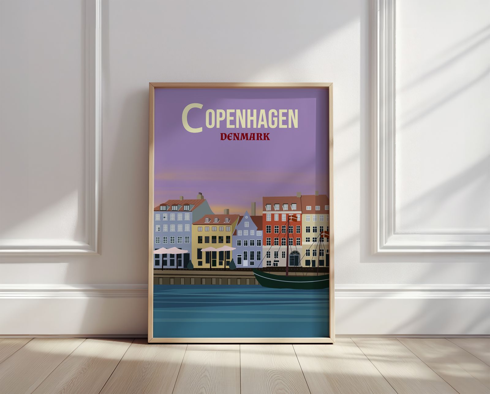 Poster - Copenhague Danemark