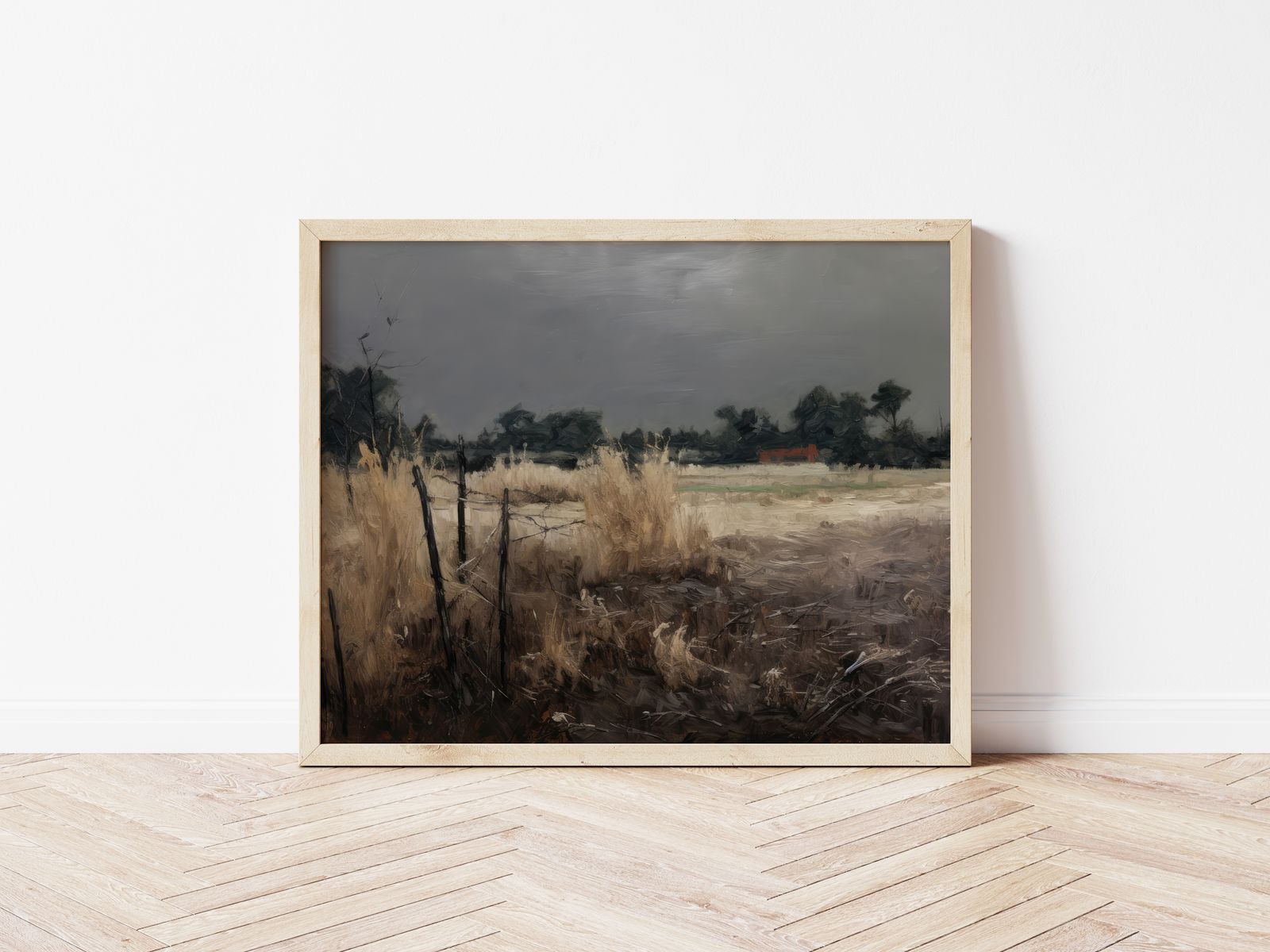 Affiche - Paysage campagnard