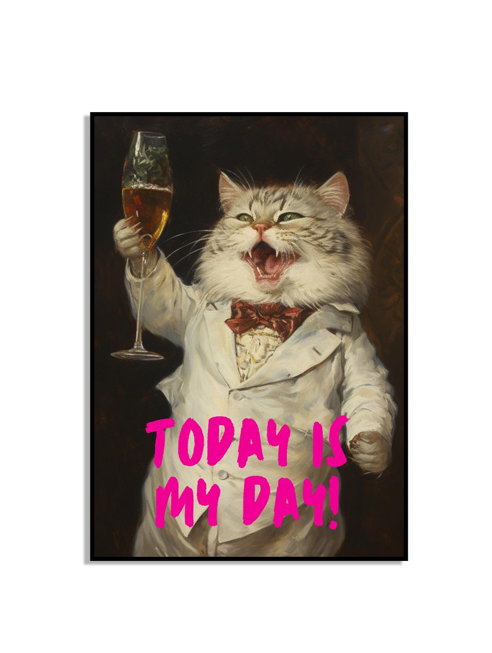 Affiche Murale Chat Heureux