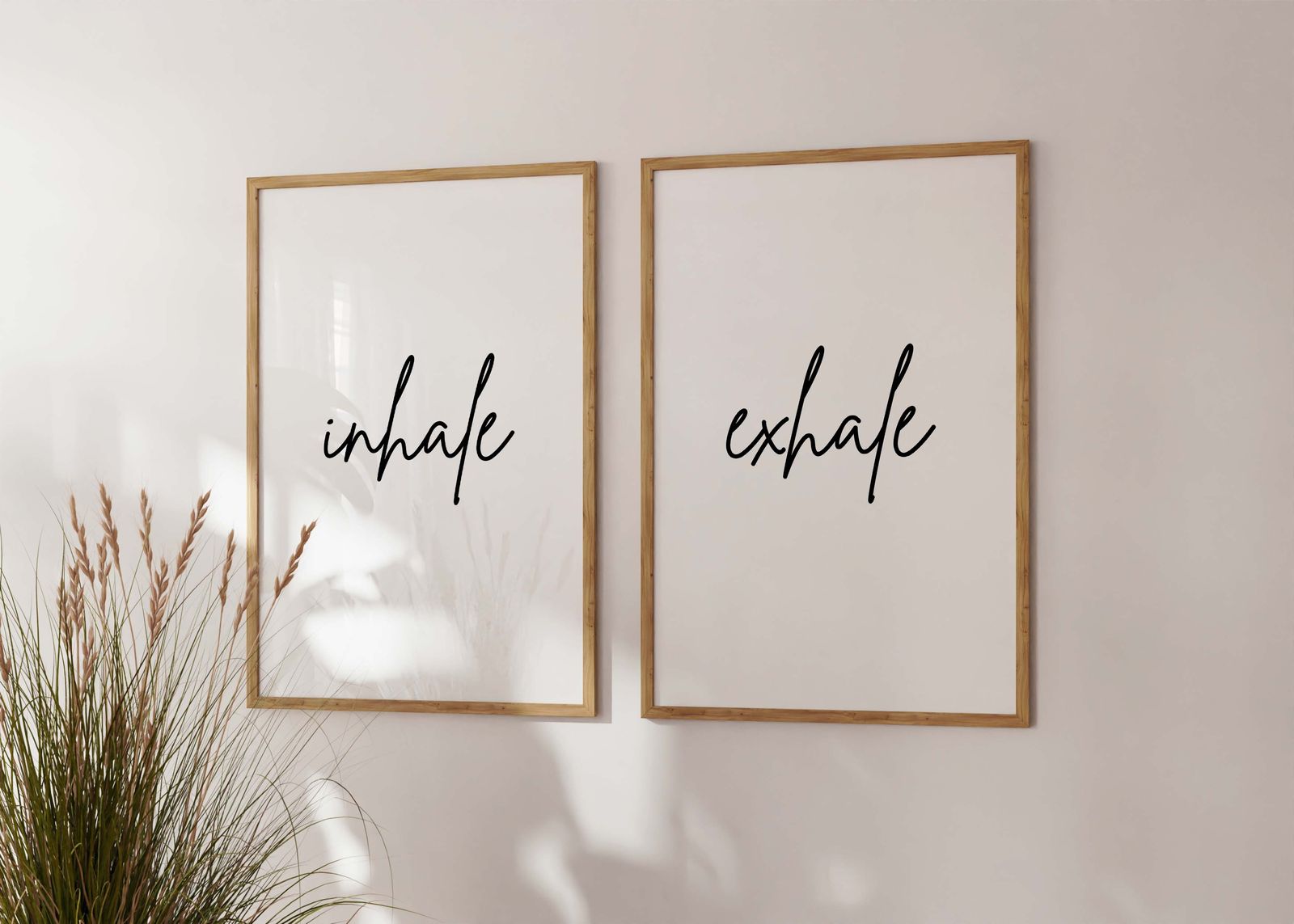 Affiche - Inhale Exhale Ensemble de 2