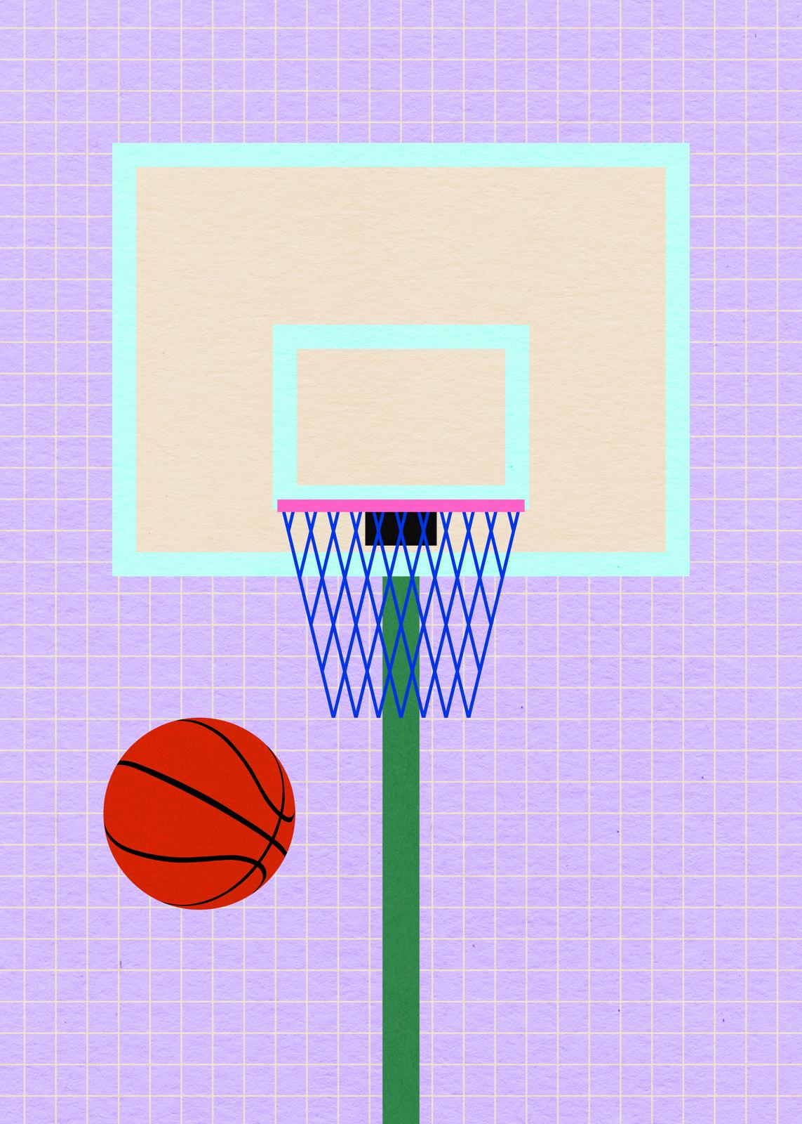 Affiche - Panier de Basket