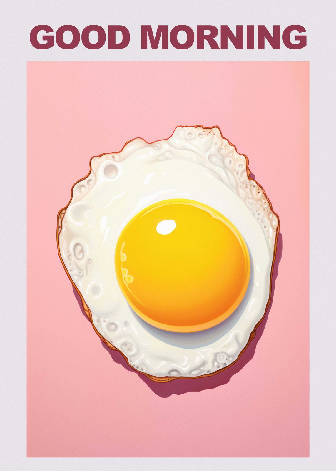 Affiche - Bonjour Oeuf