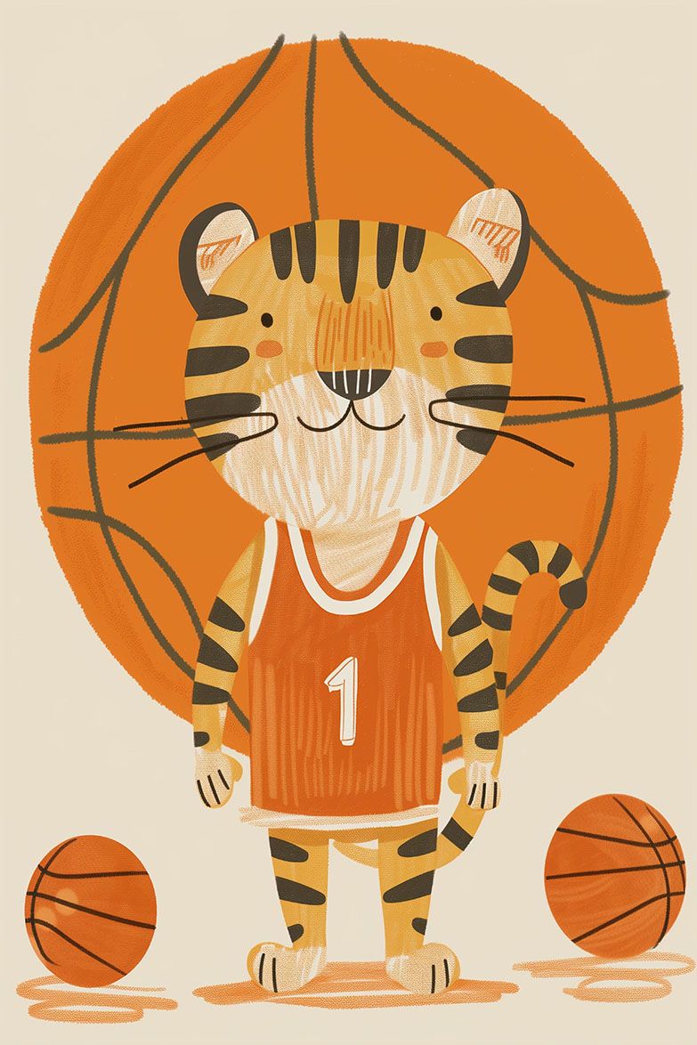 Poster - Tigre de Basket