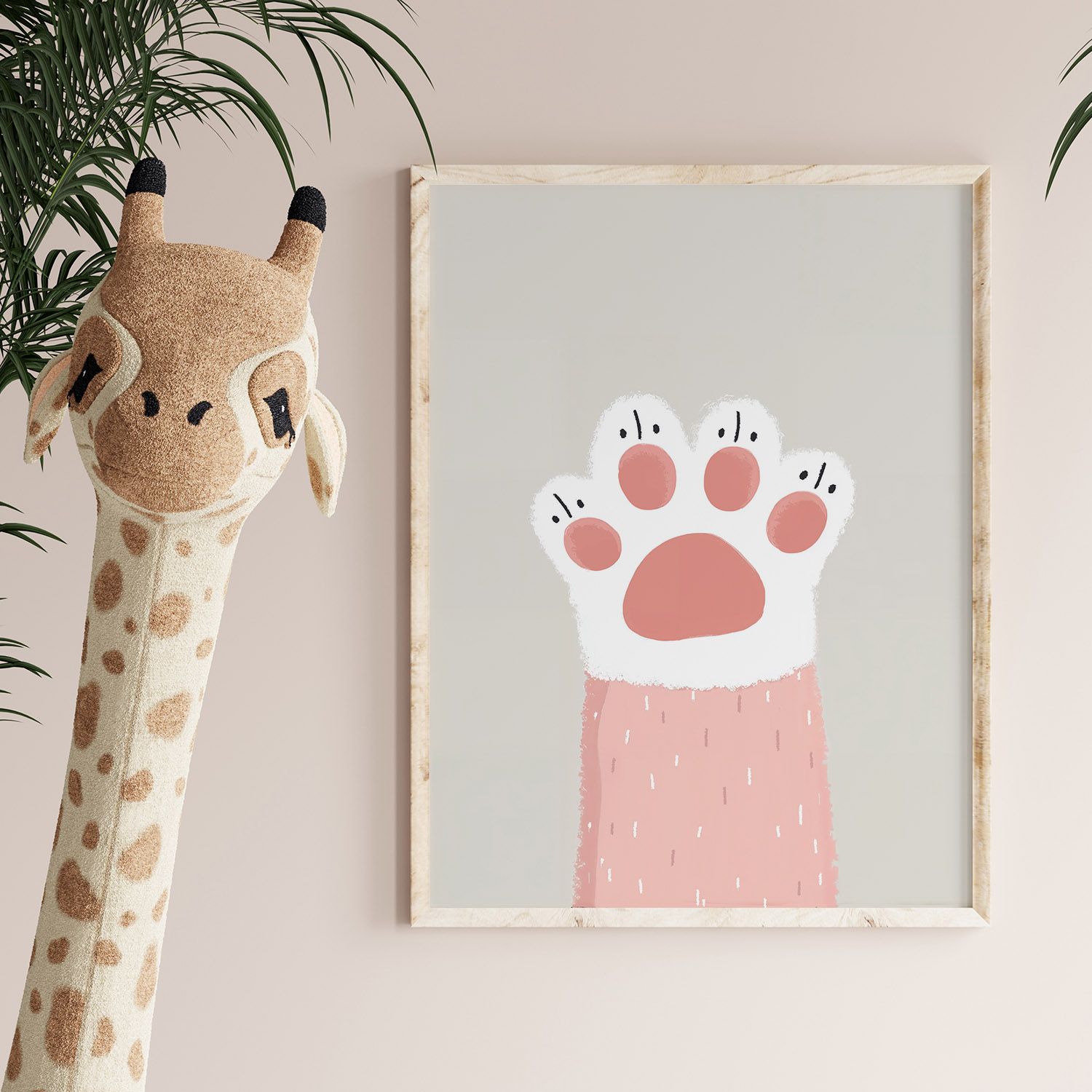 Affiche - Design Patte Mignonne