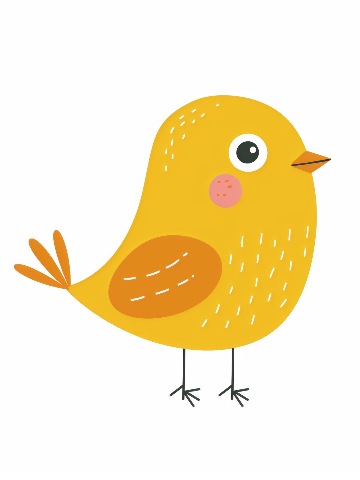 Poster - Oiseau jaune