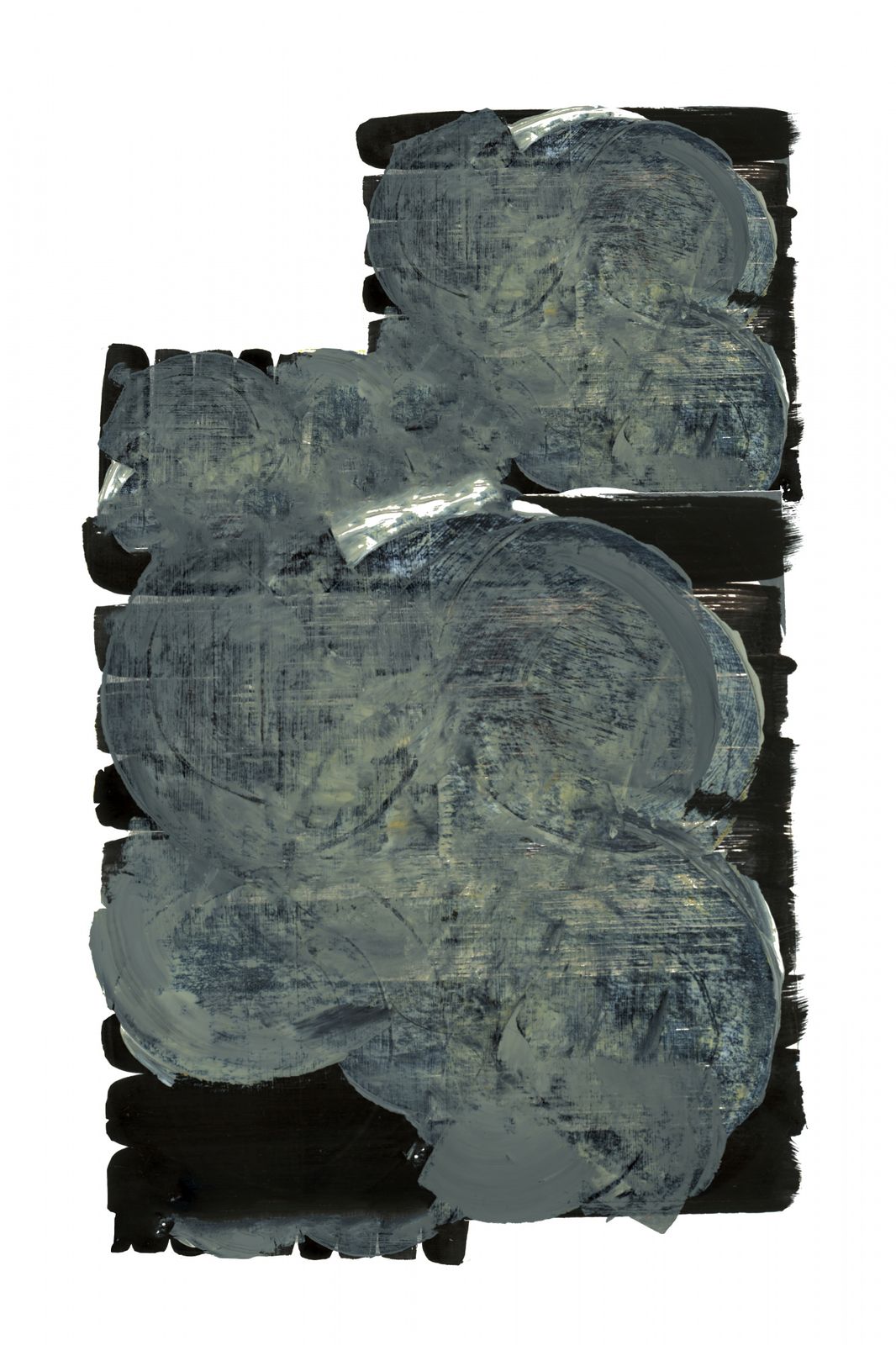Affiche - Abstrait Gris et Noir