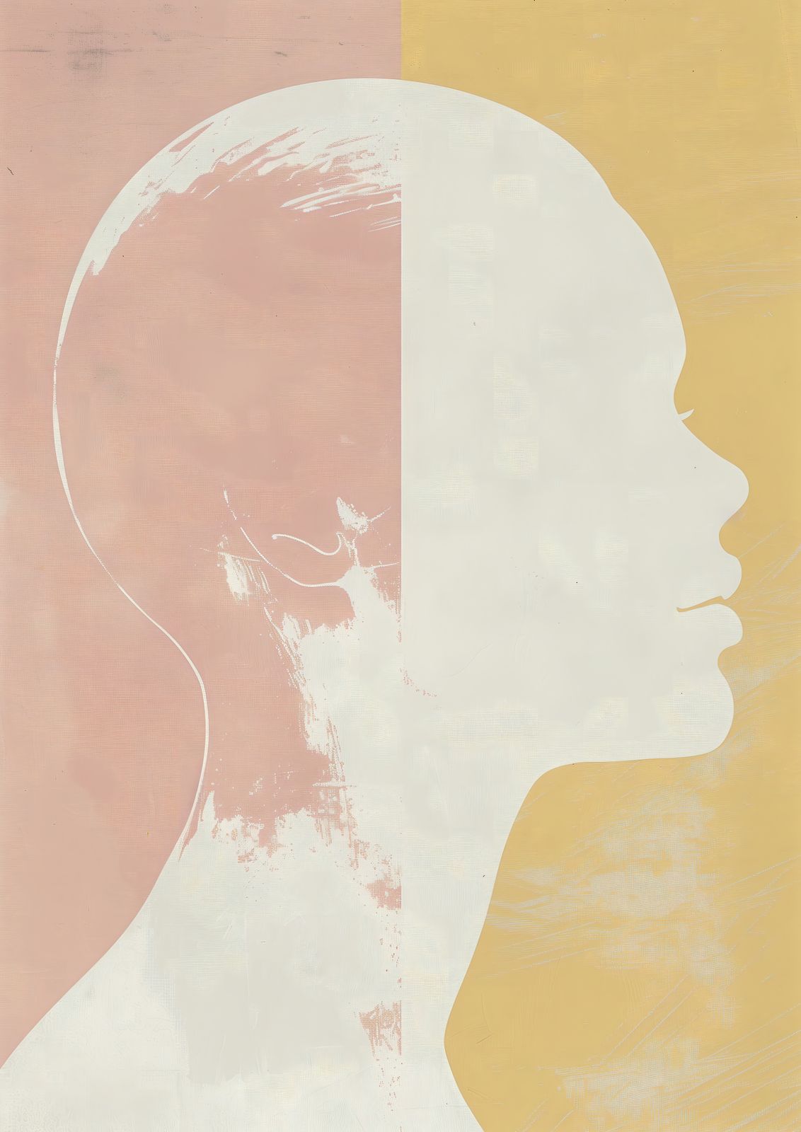 Affiche - Profil Abstrait