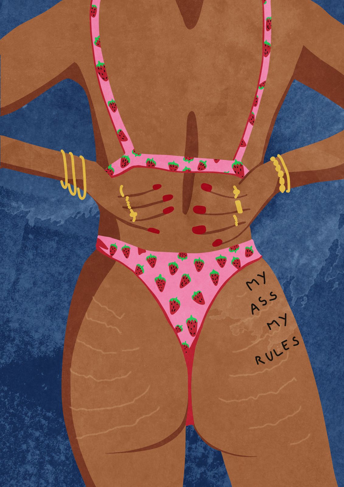 Affiche - Art Corporel Abstrait