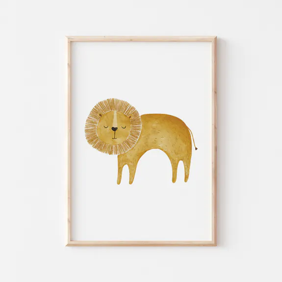 Affiche Safari / Lion