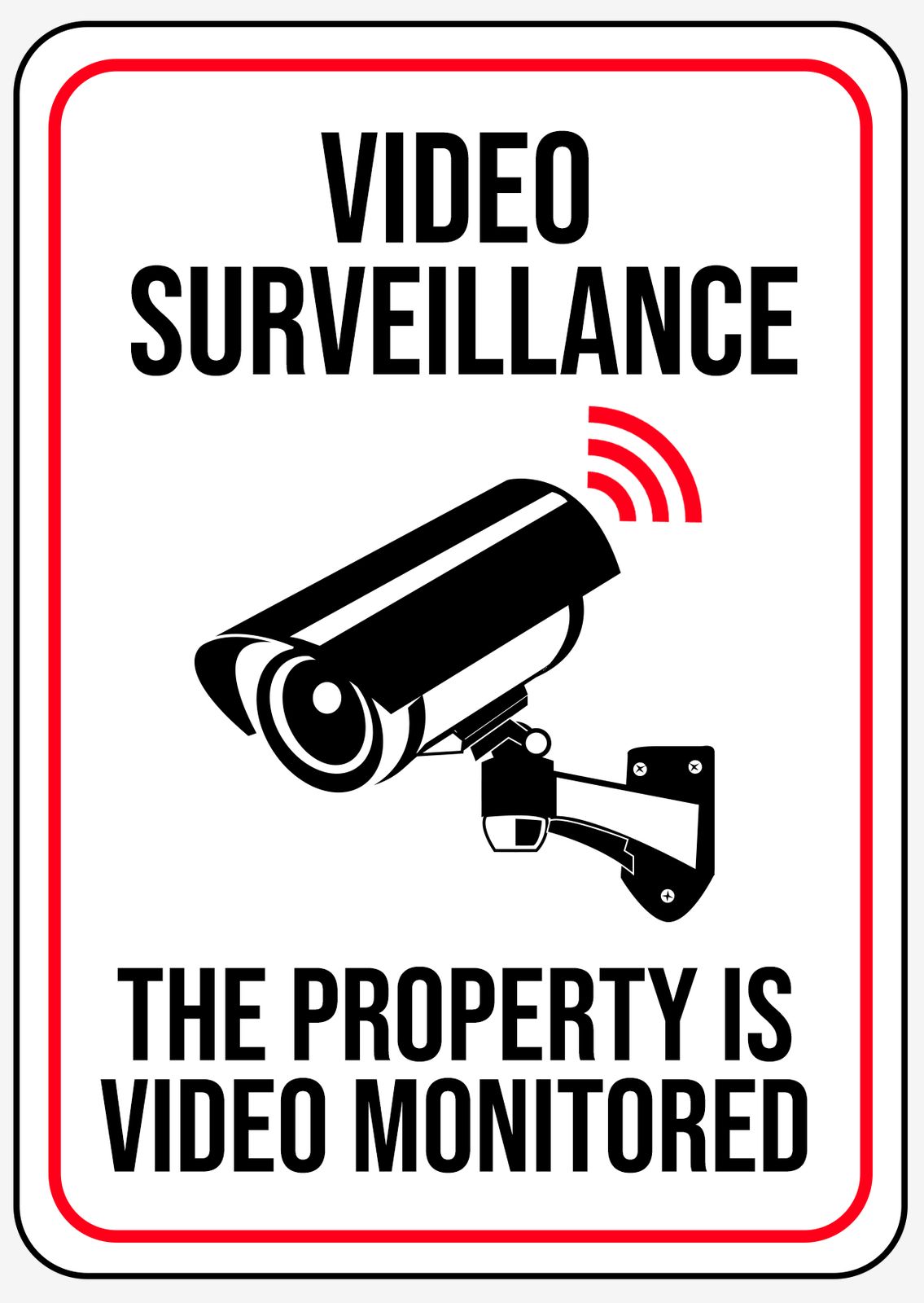 Sticker - La Propriété Est Vidéosurveillance
