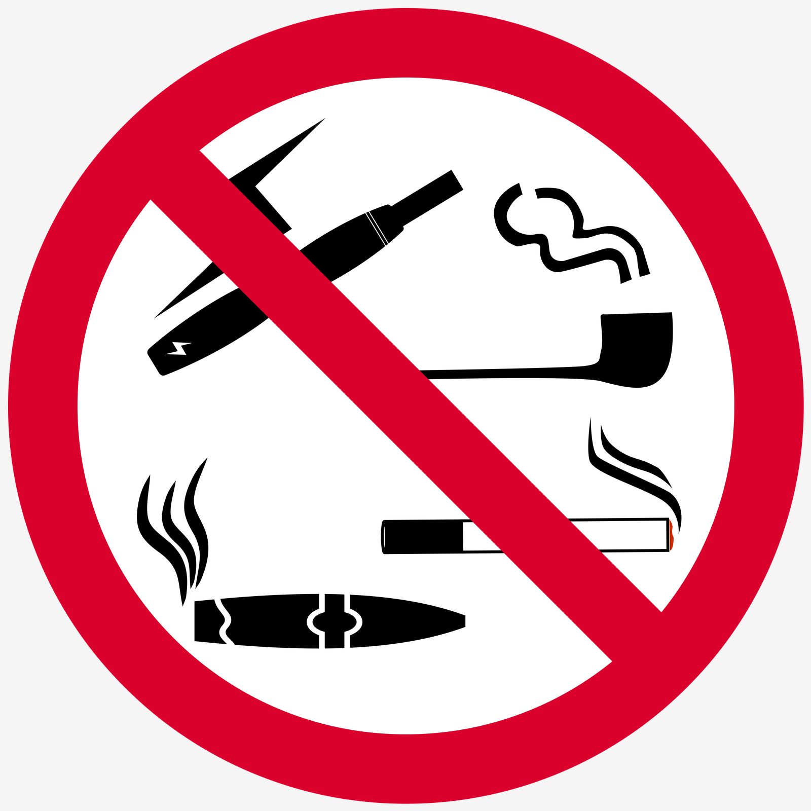 Autocollant - Interdiction de Fumer