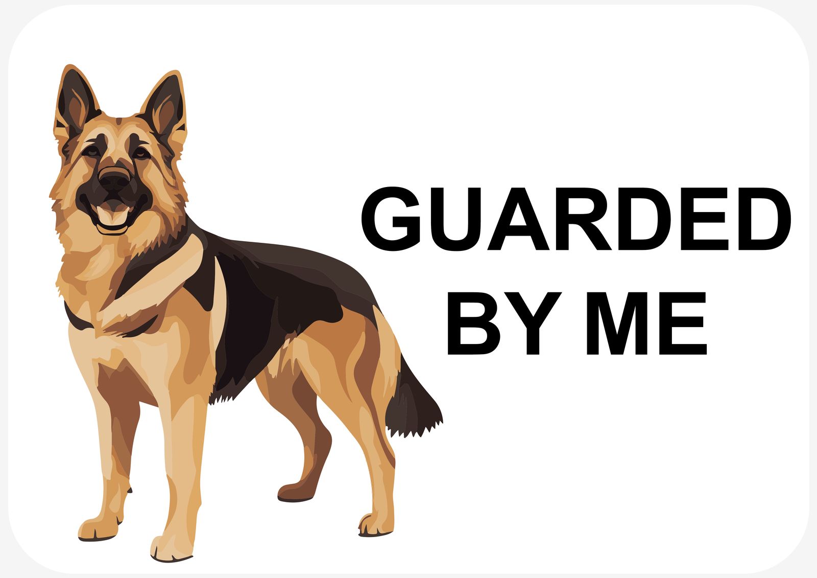 Sticker - Guarded by Me