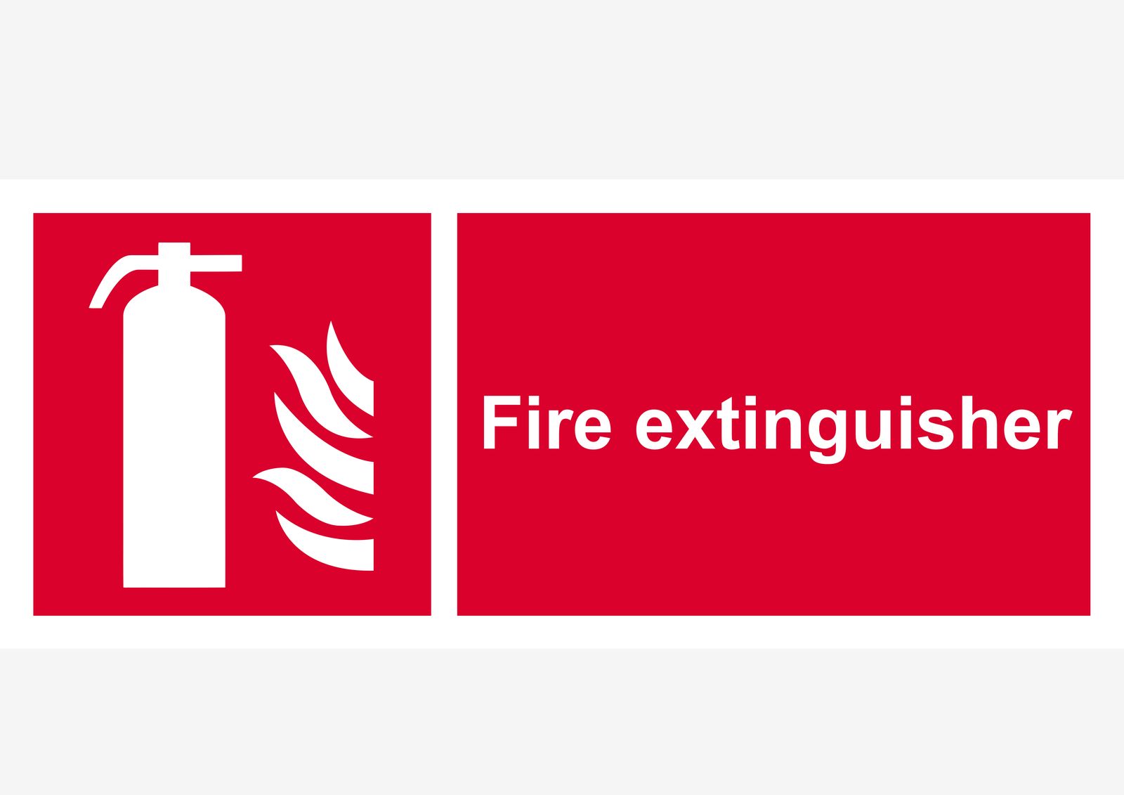 Autocollant - Panneau Extincteur