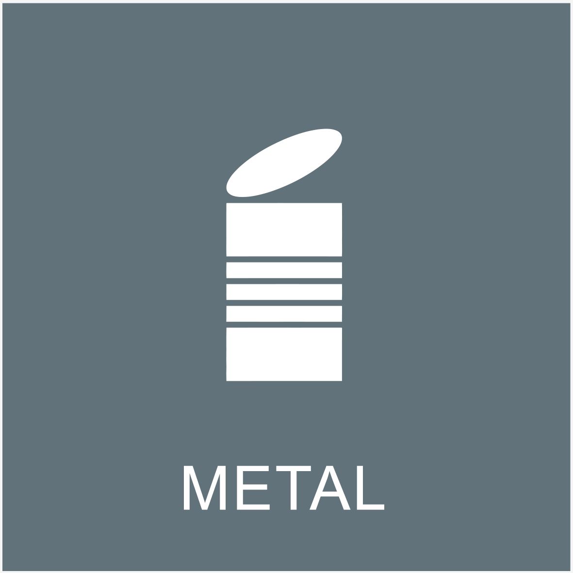 Autocollant - Métal