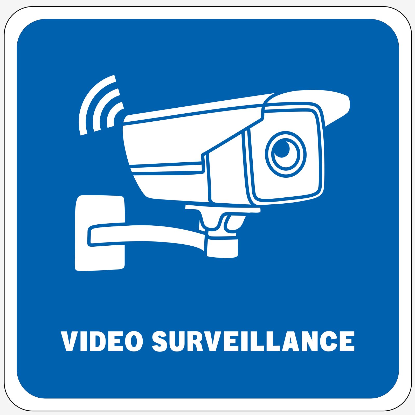 Autocollant - Vidéosurveillance