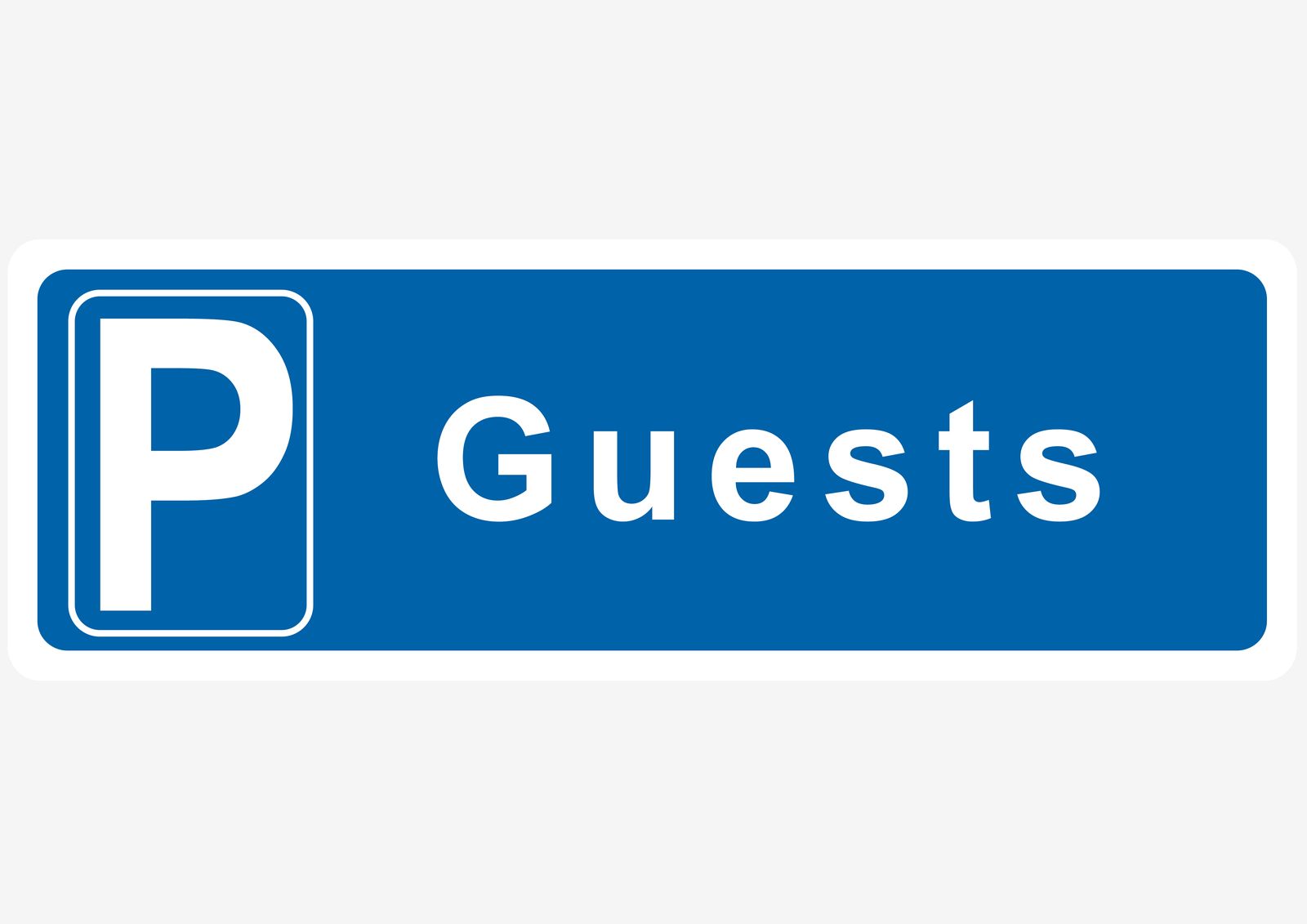 Sticker - Parking Invités