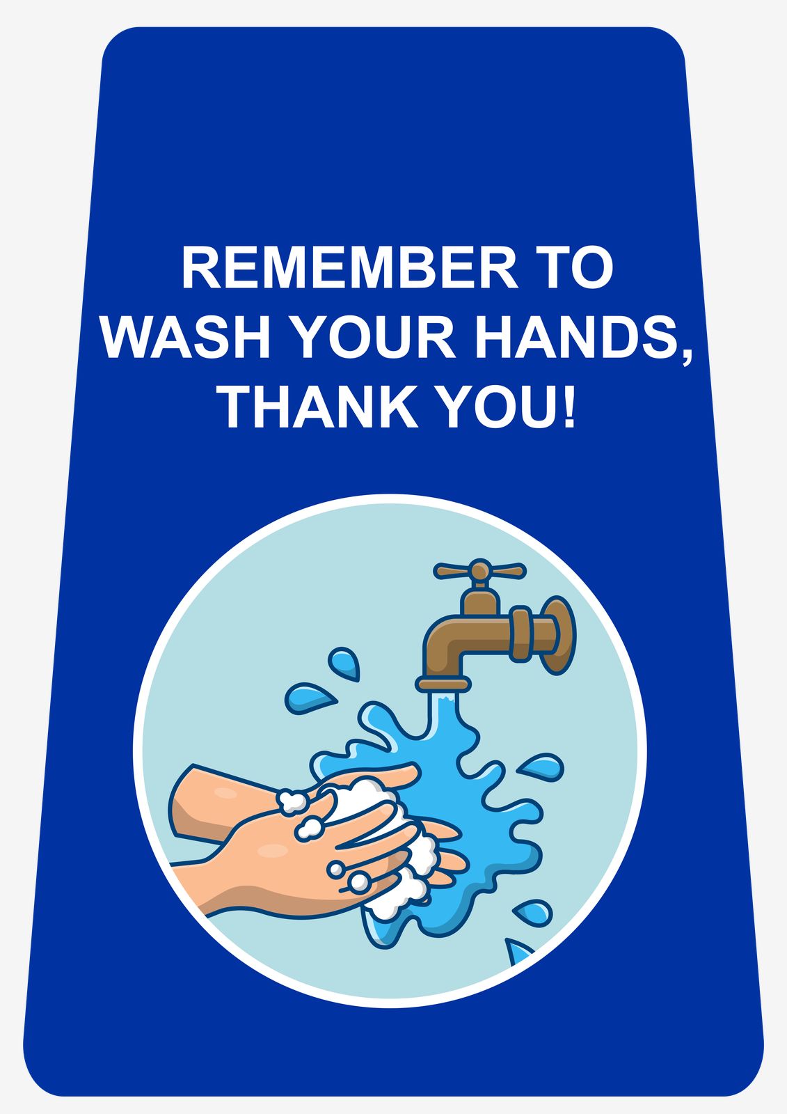 Sticker - N'oubliez pas de vous laver les mains