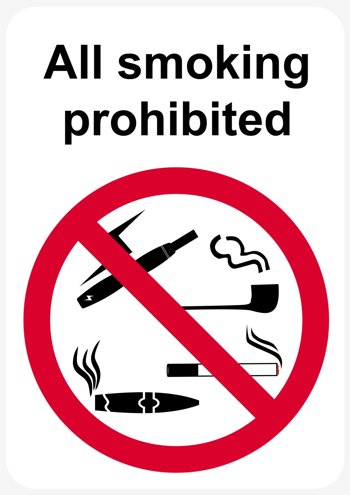 Sticker - Interdiction De Fumer