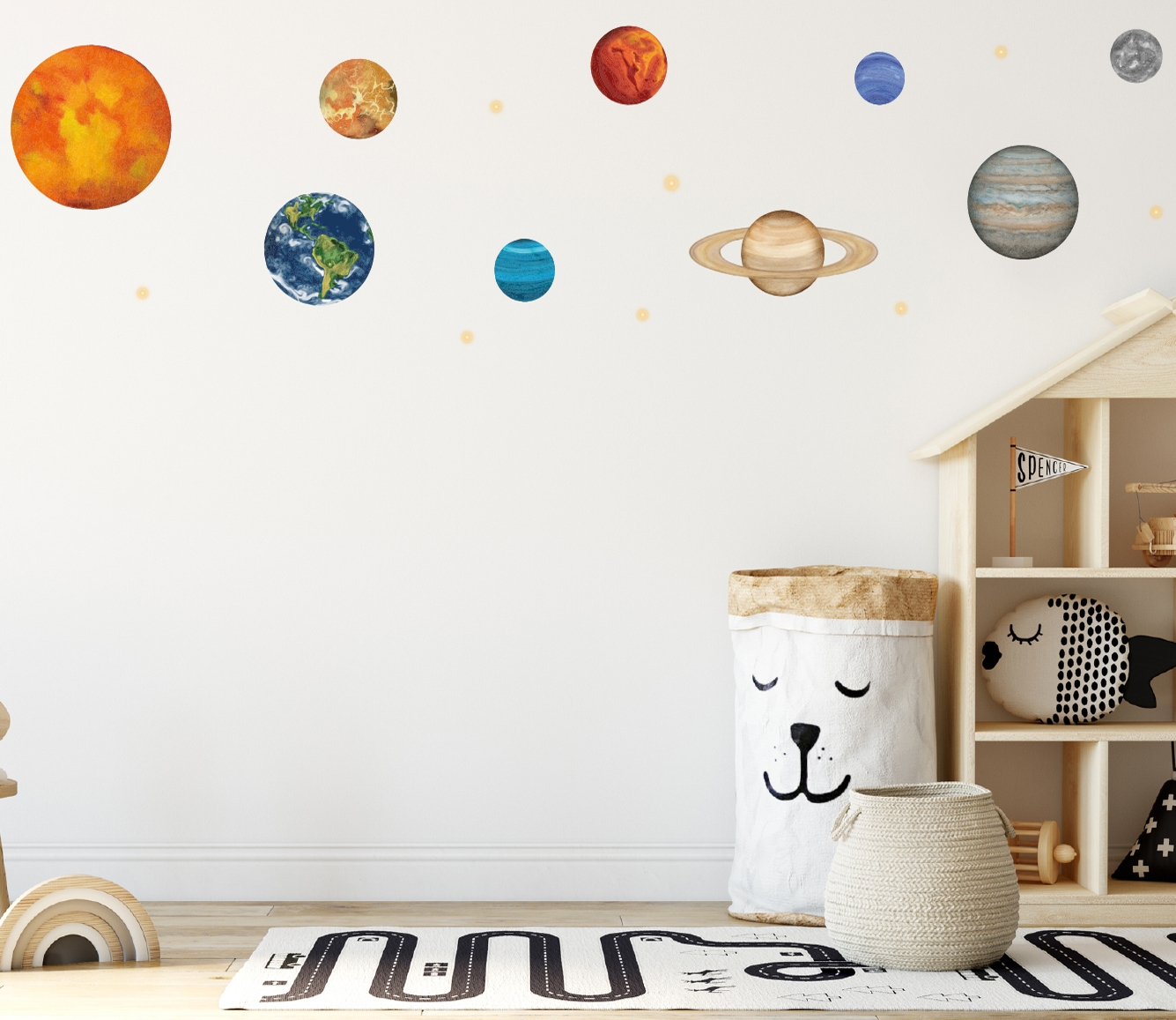 Sticker mural - Le système solaire