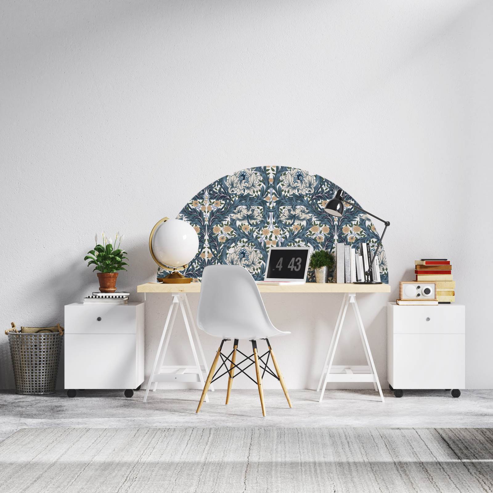 Autocollant Mural - Élégance Florale