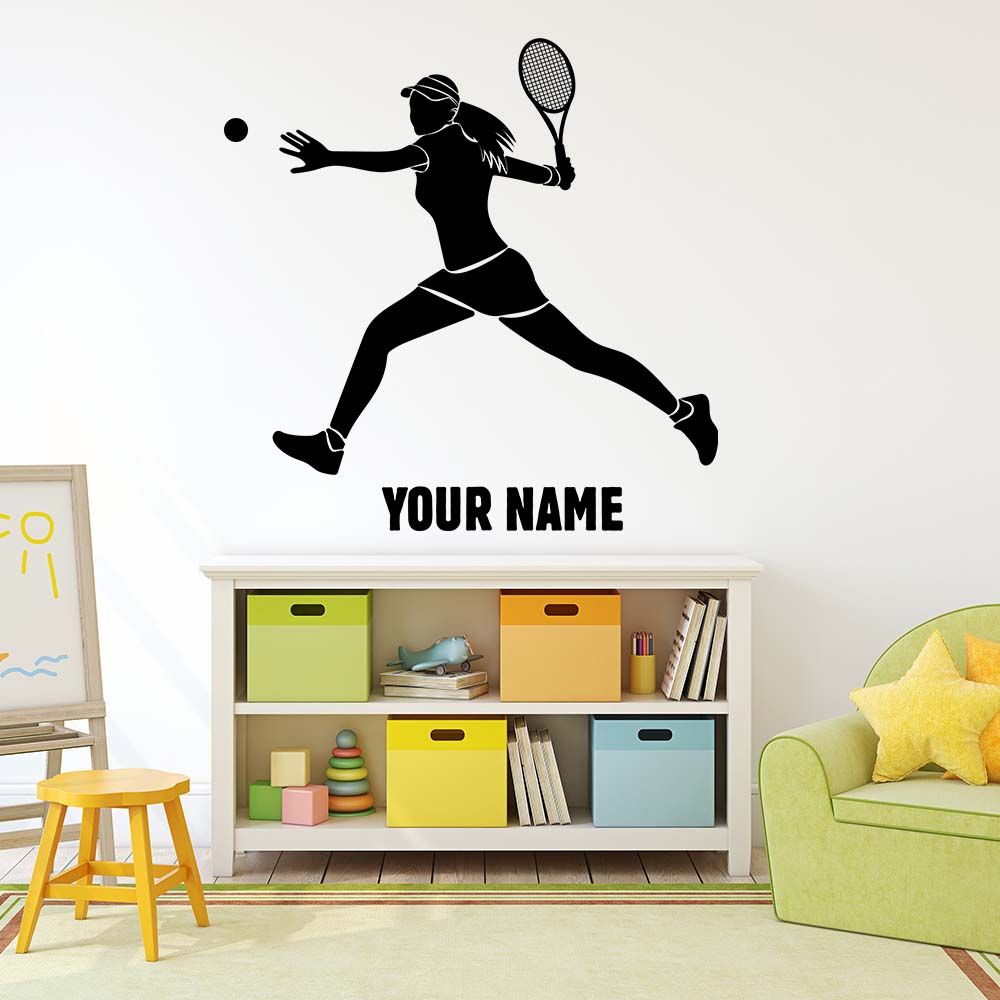 Autocollant mural / Joueur de tennis
