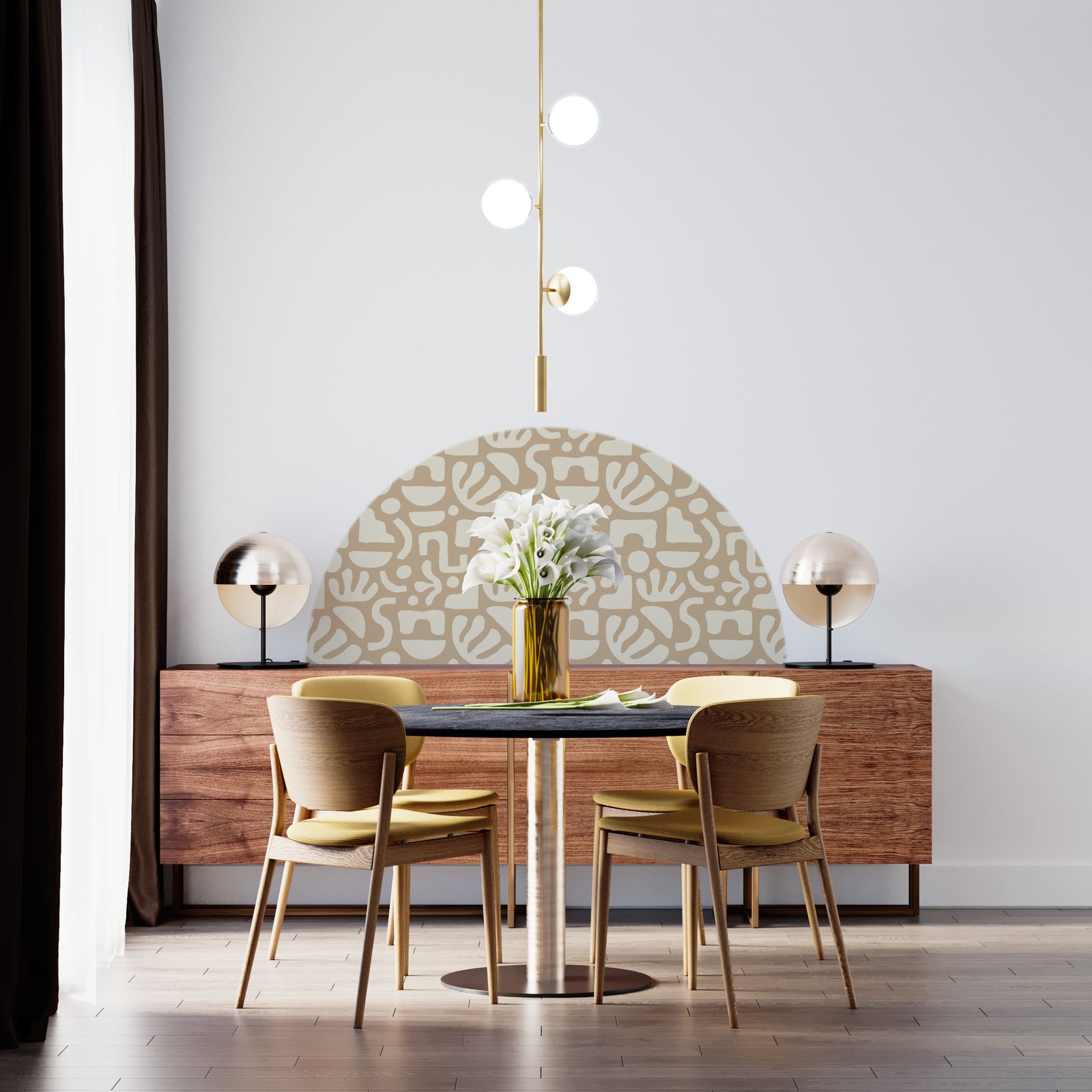 Autocollant Mural - Motif Abstrait