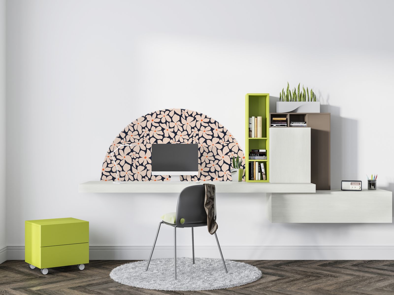 Autocollant Mural - Fleur Florale